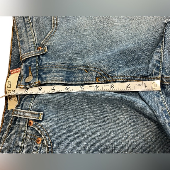 Levi’s 515 Vintage Custom Denim Shorts Punk Patchwork | Women’s 10 - Picture 10 of 13